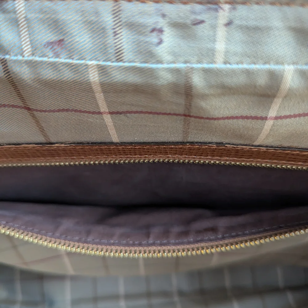 Burberrys Leather Business Bag EUC